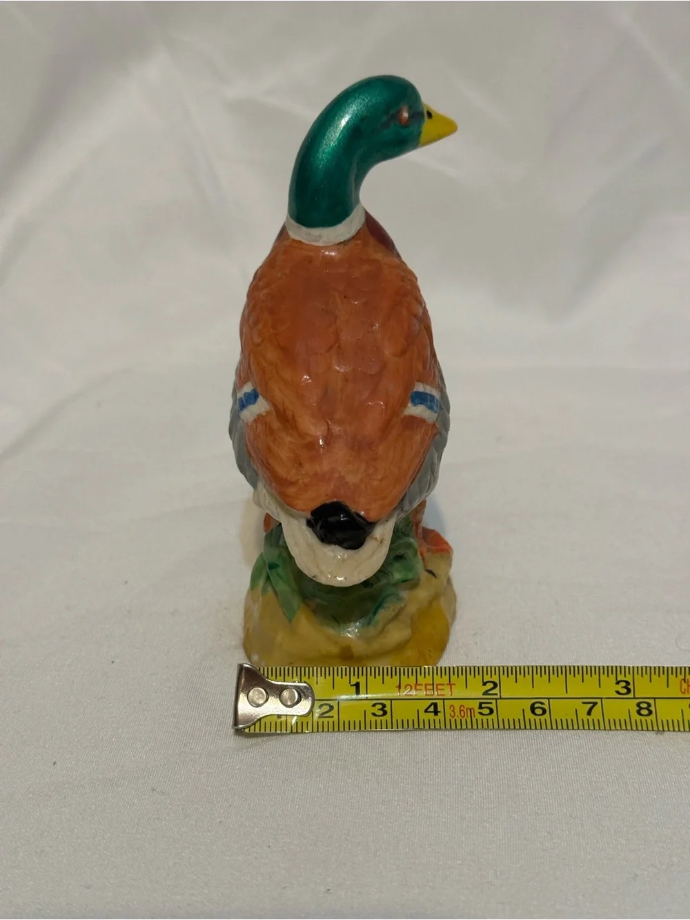 Hand-Painted Mallard Duck Figurine - Multicolor